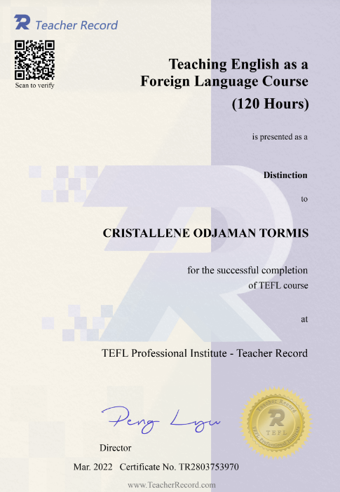 Teaching English as a Foreign Language (TEFL) Course