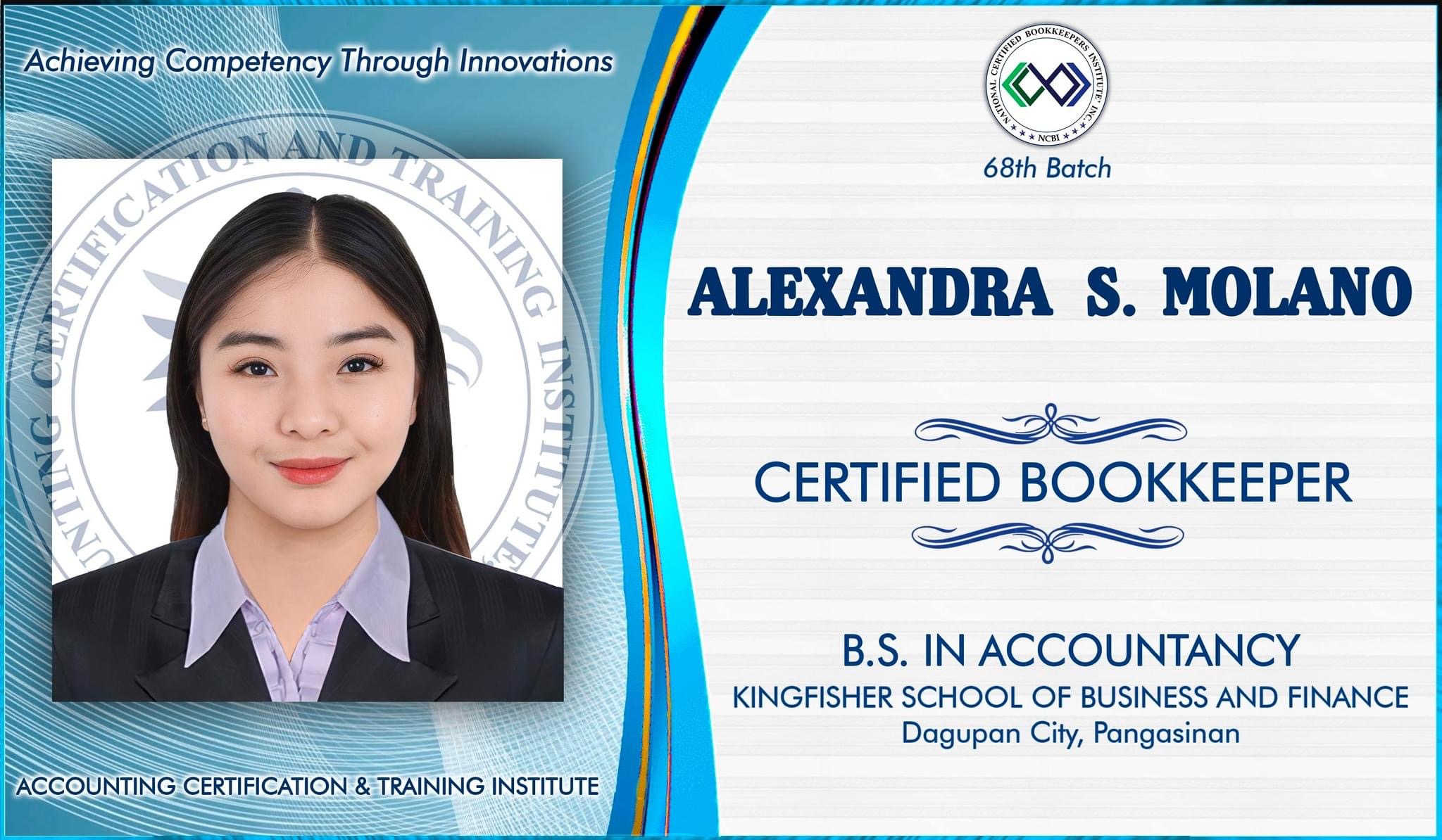 Certified bookkeeper