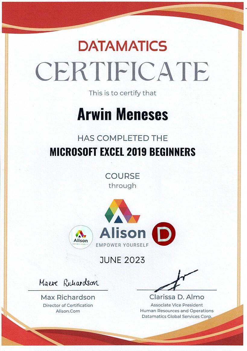 Microsoft Excel 2019 Beginners