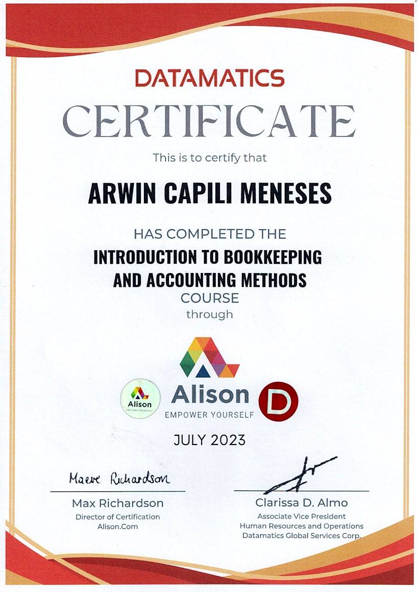 Introduction to Bookeeping and Accounting Methods