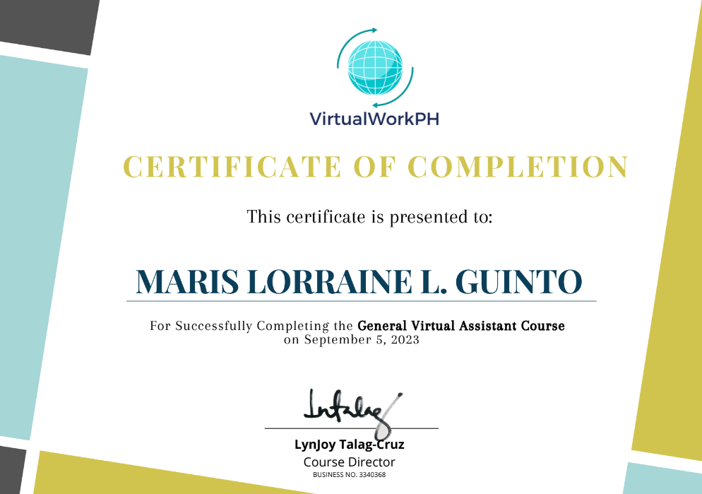 General Virtual Assistant Course