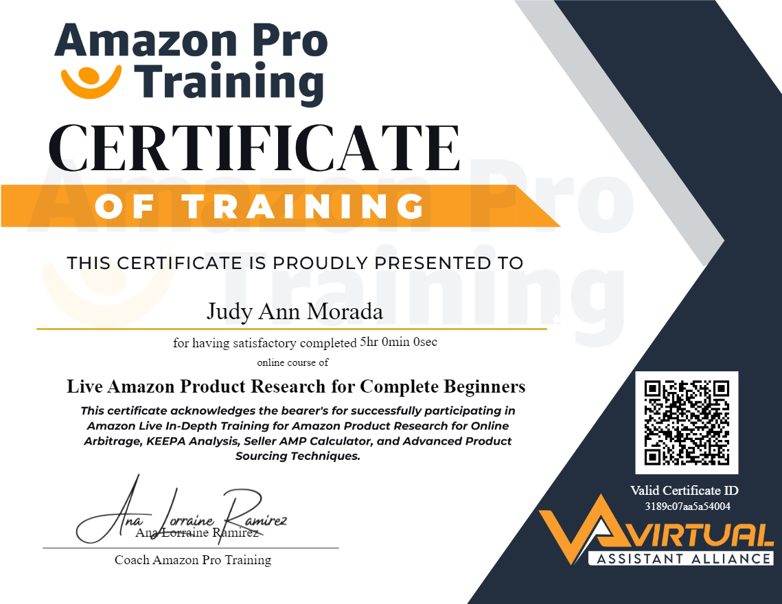 Amazon PR Online Arbitrage Training