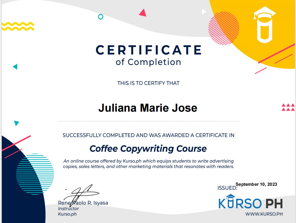 Coffee Copywriting Course