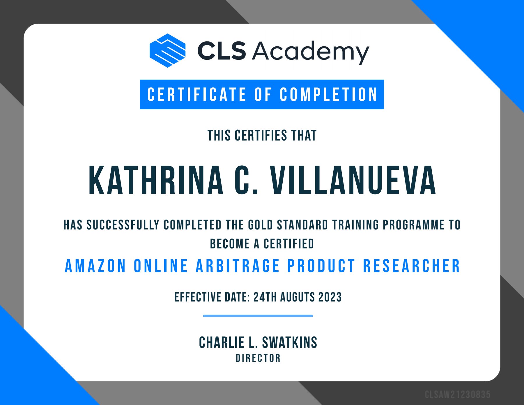 CLS Academy - FBA  Online Arbitrage Product Researcher Training Programme