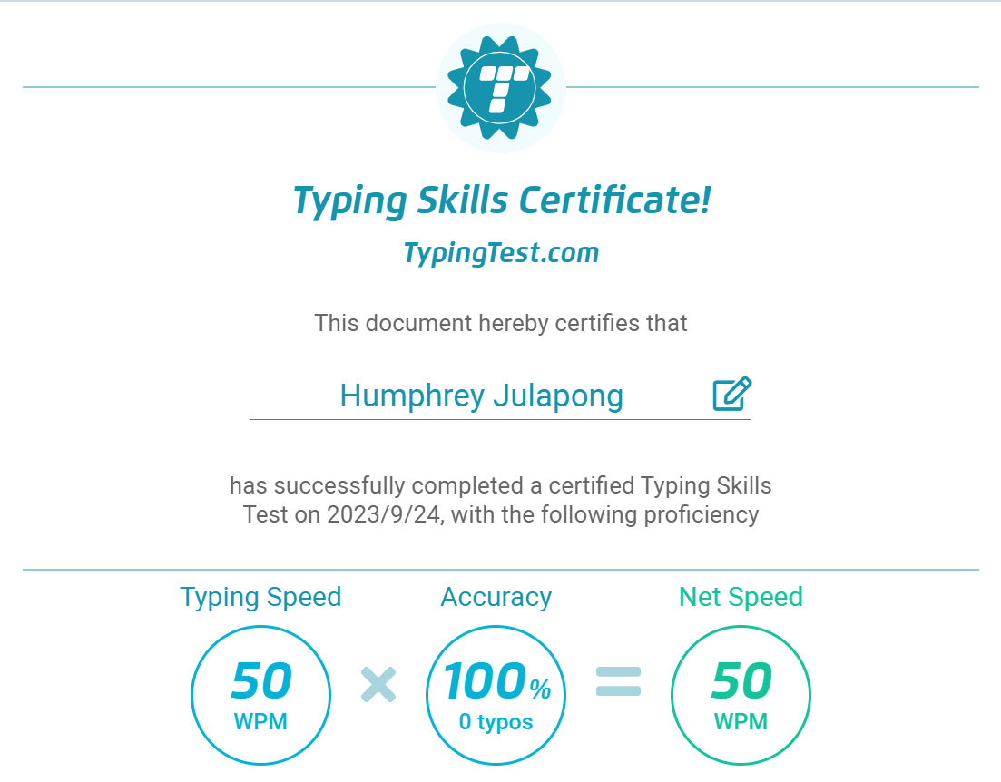 Typing Test