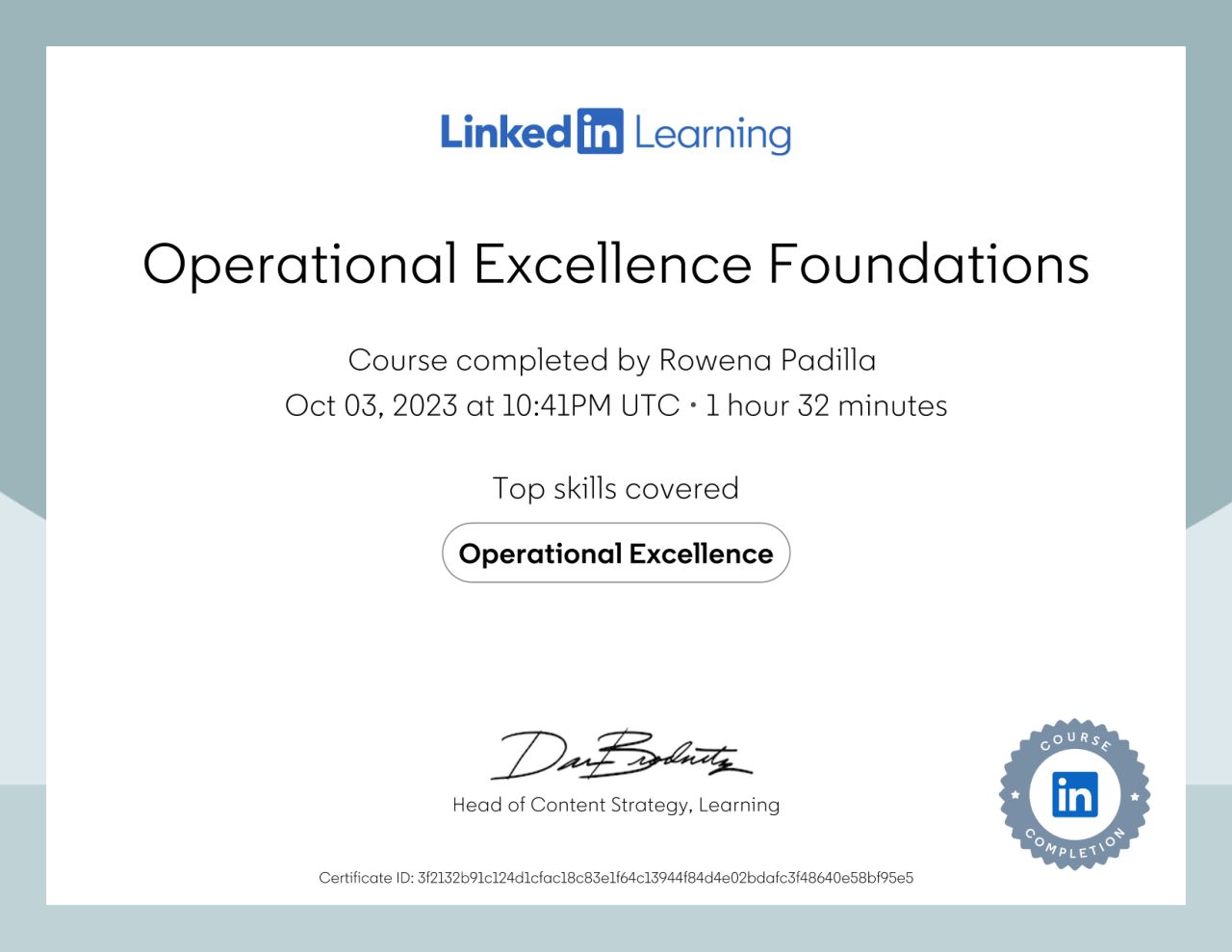 Operational Excellence Foundations