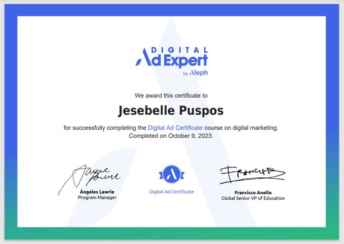 Digital Ad Expert Certificate-Digital Marketing