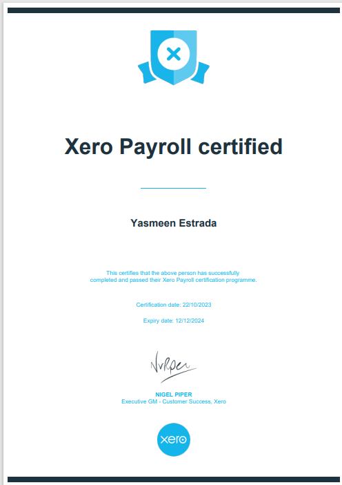 Xero Payroll