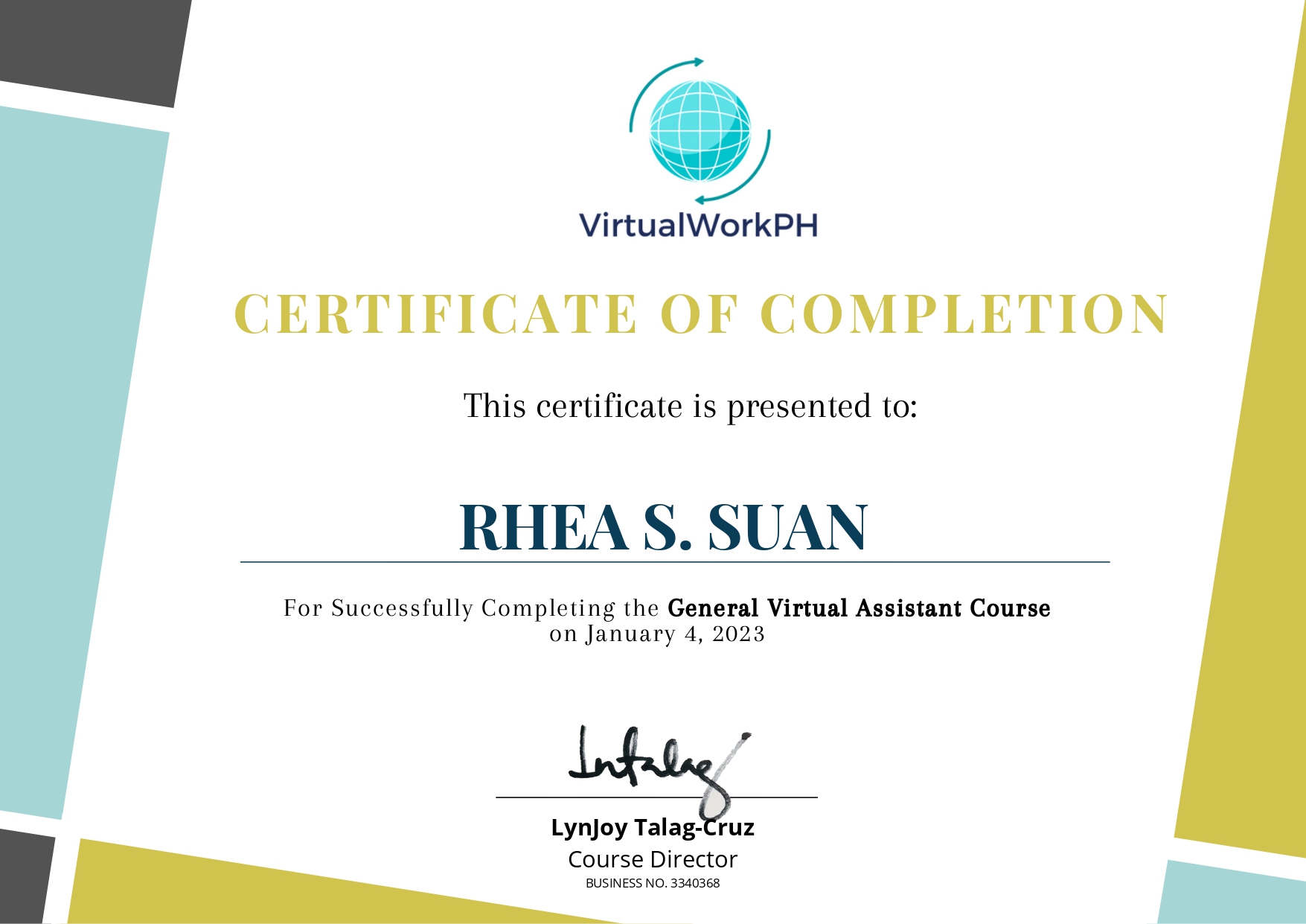 General Virtual Assistant Course