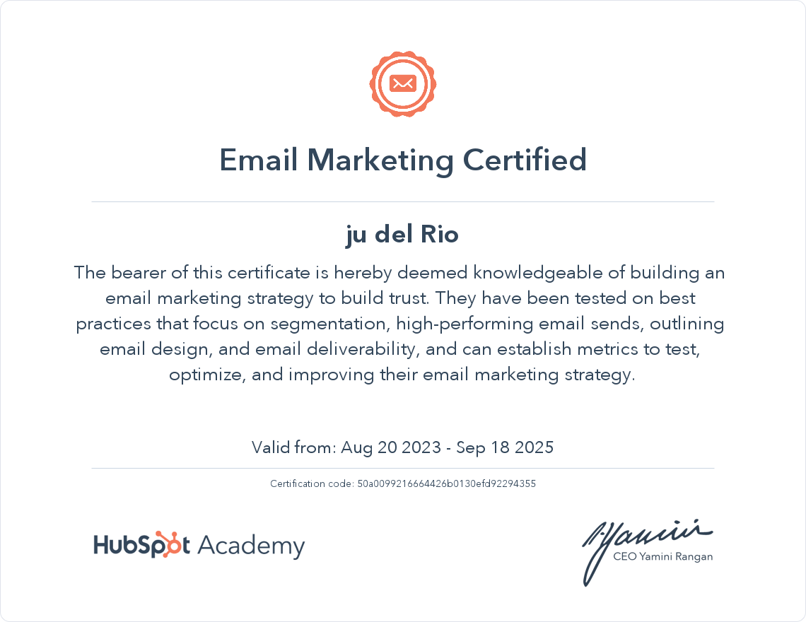 Hubspot Email Marketing Strategy