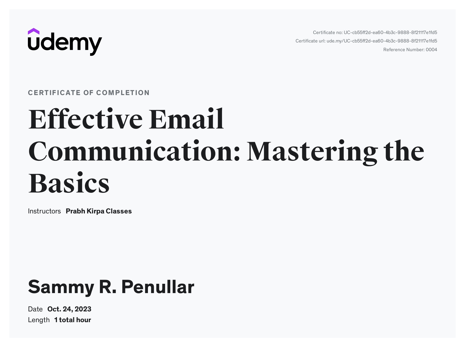 Effective Email Communication