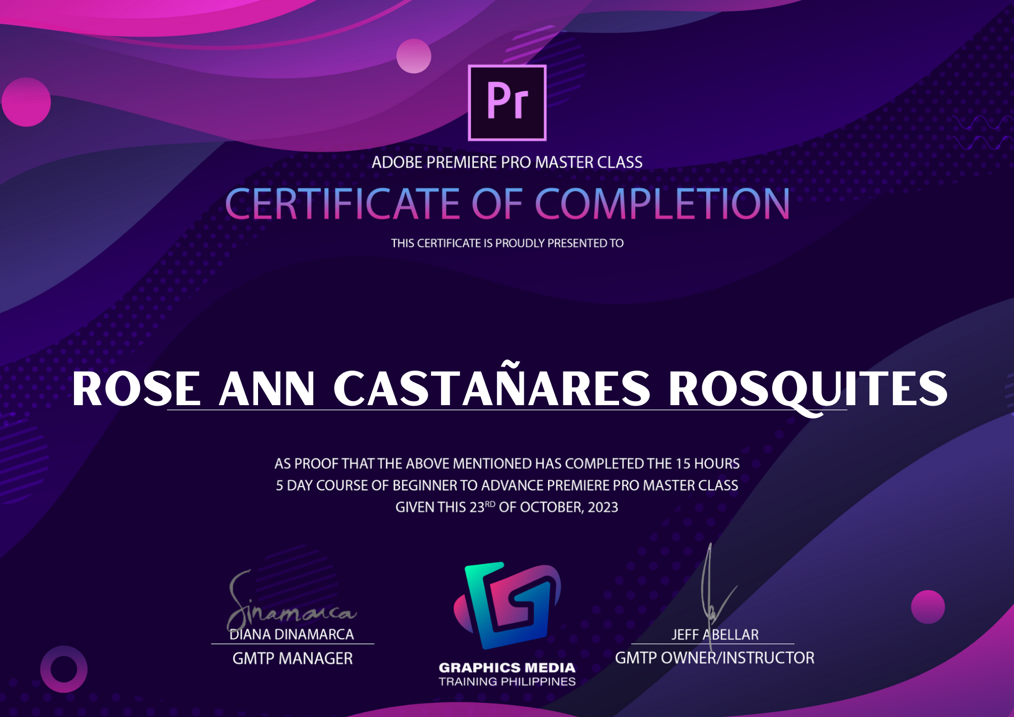Adobe Premiere Pro level 1