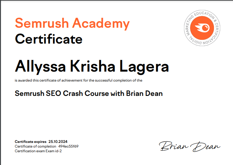 Semrush SEO Crash Course with Brian Dean