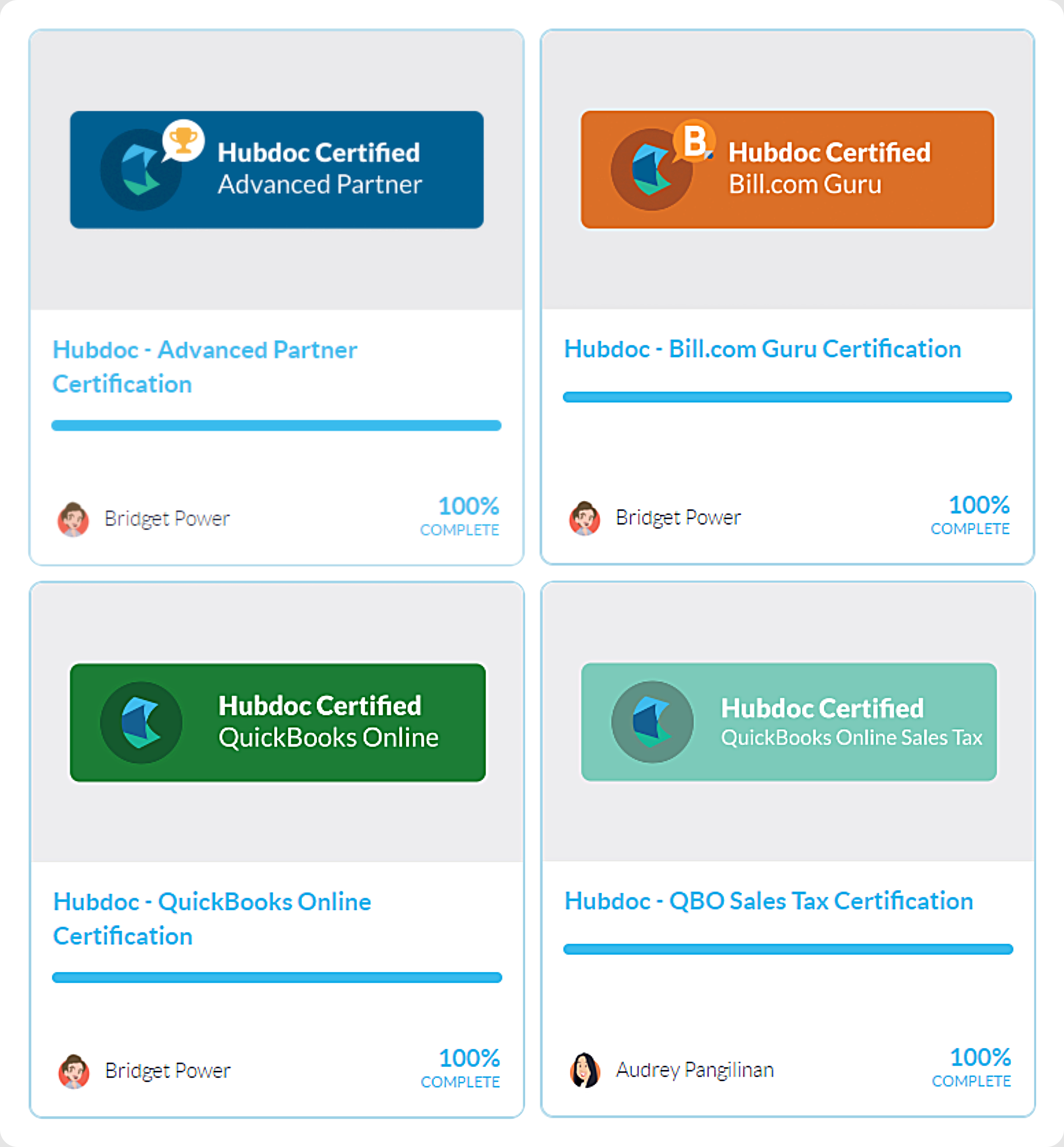 Hubdoc Certified