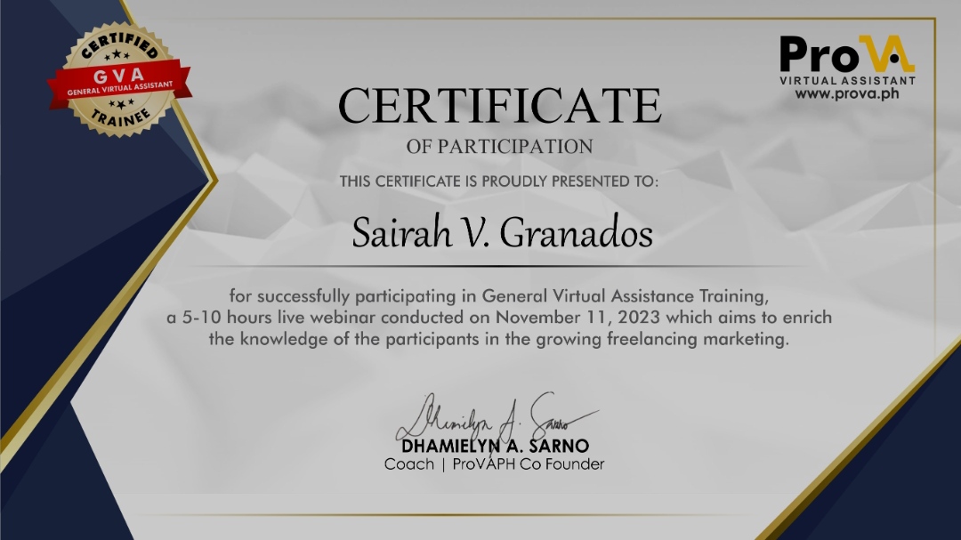 General Virtual Assistant