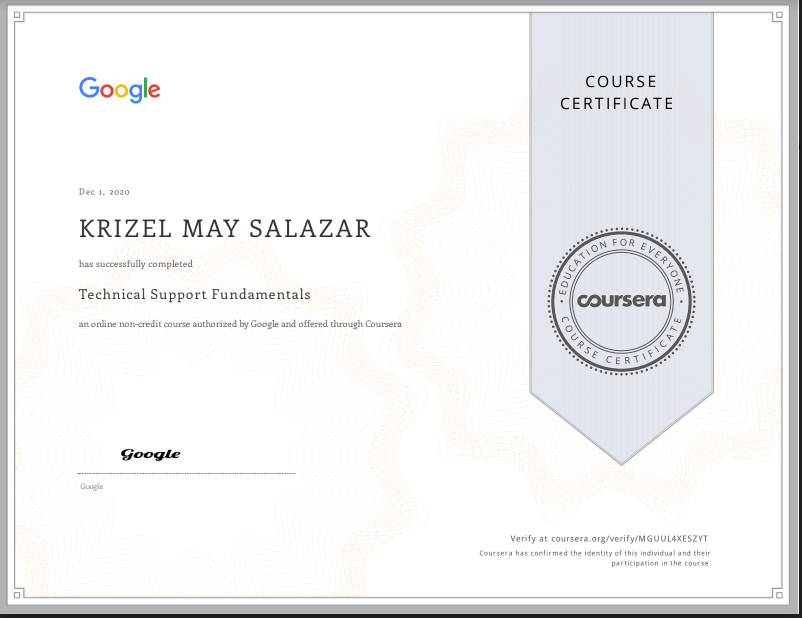 Technical Fundamentals - Google (Coursera)