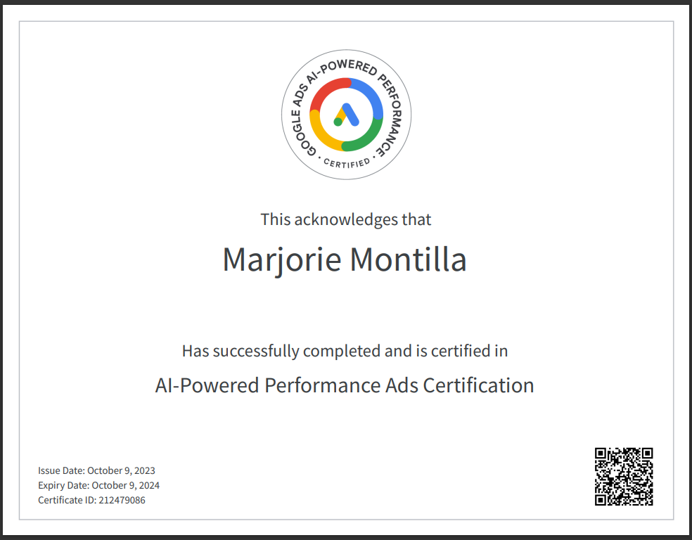 AI-Powered Performance Ads Certification