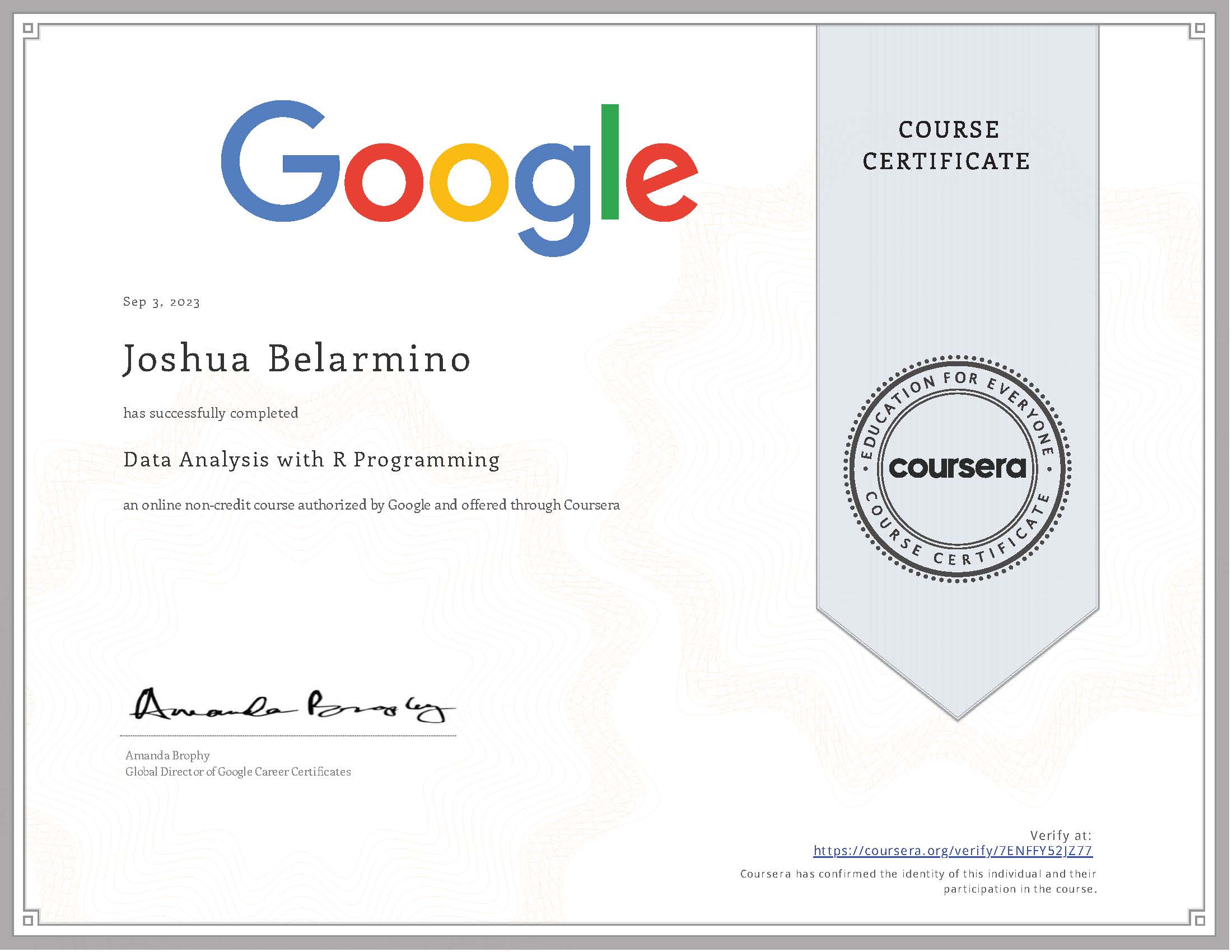 Google Data Analytics | Data analysis with R programming