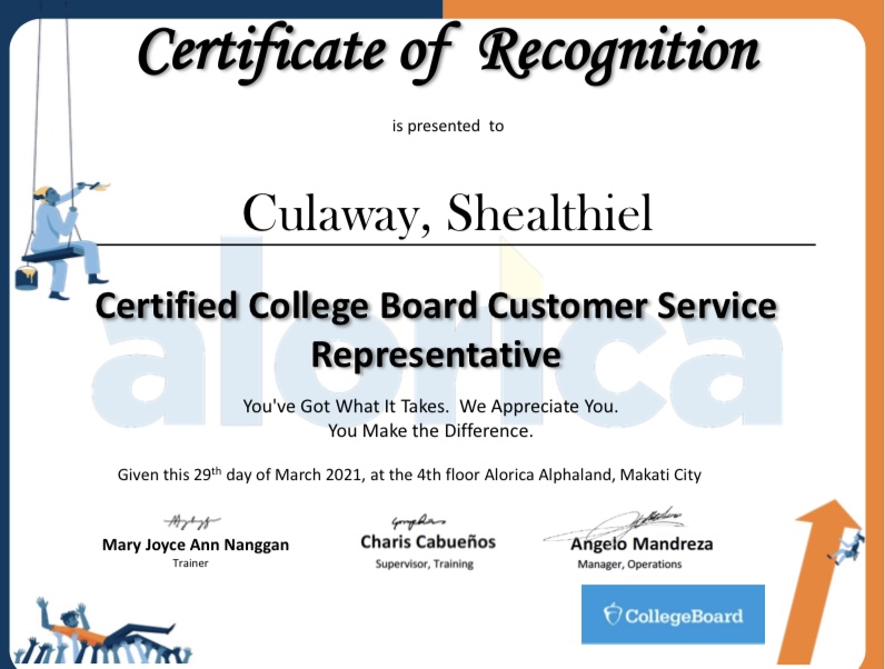 College Board Certification