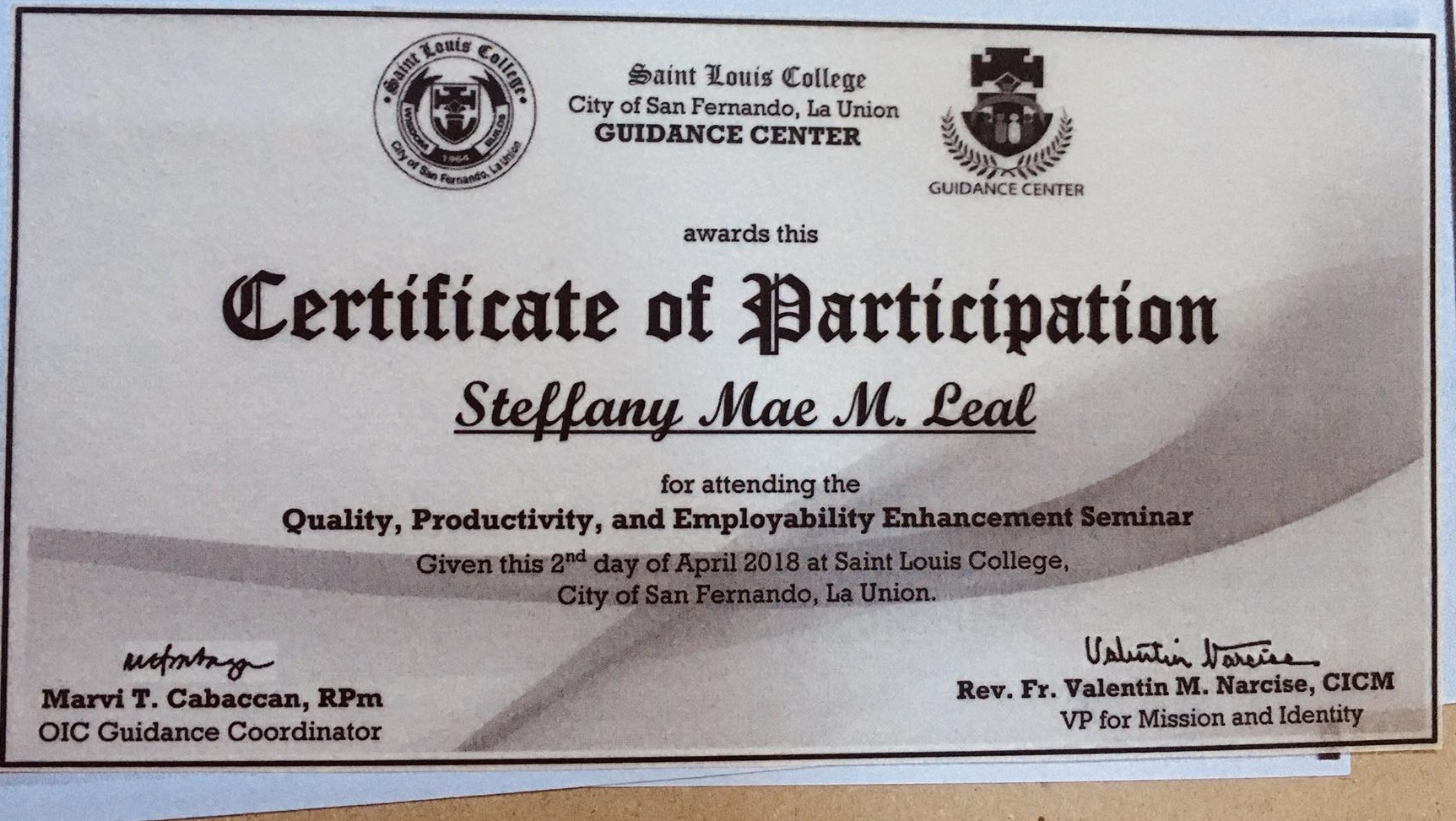 Quality, productivity and Employability Enhancement Seminar