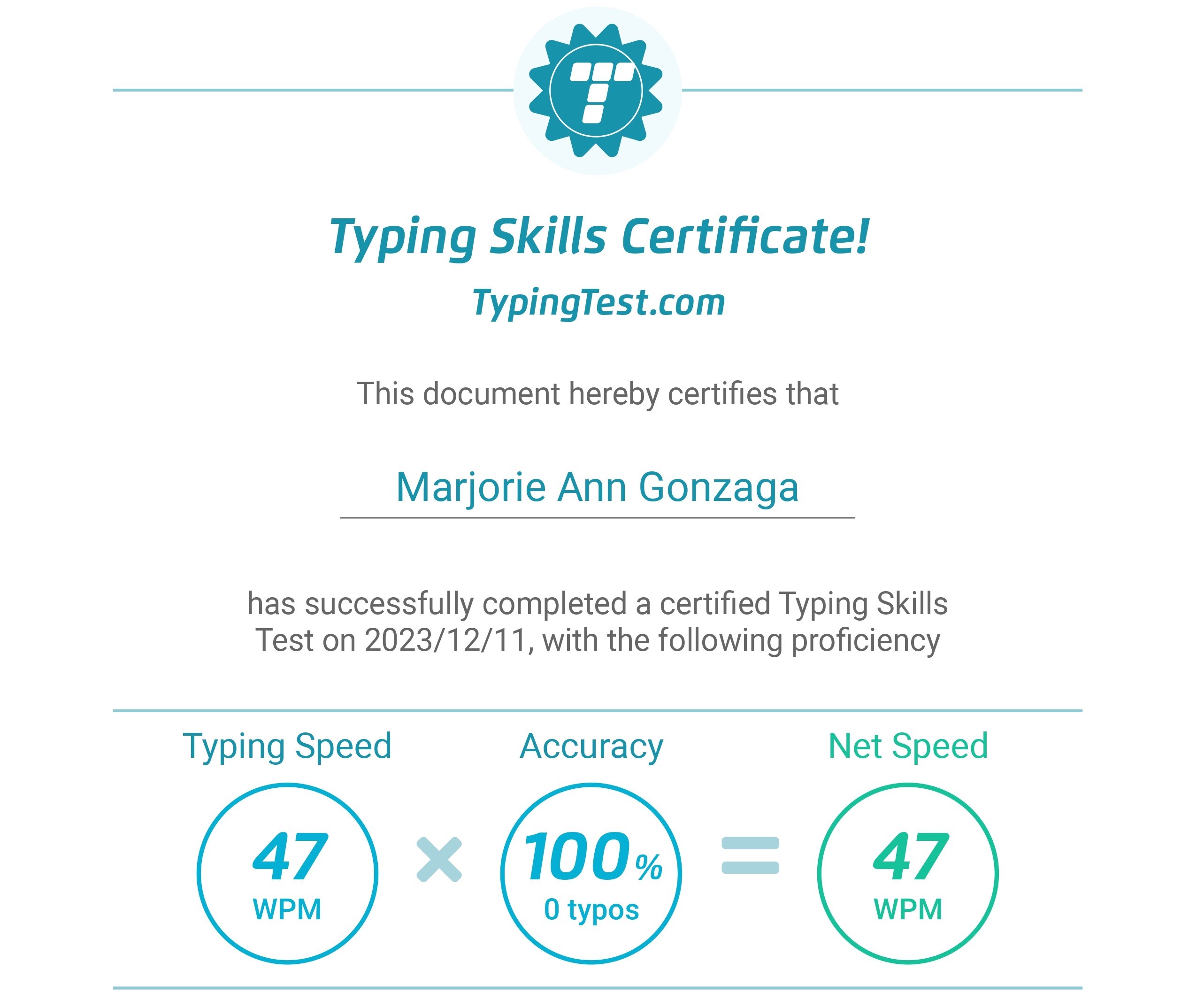 Typing Skills