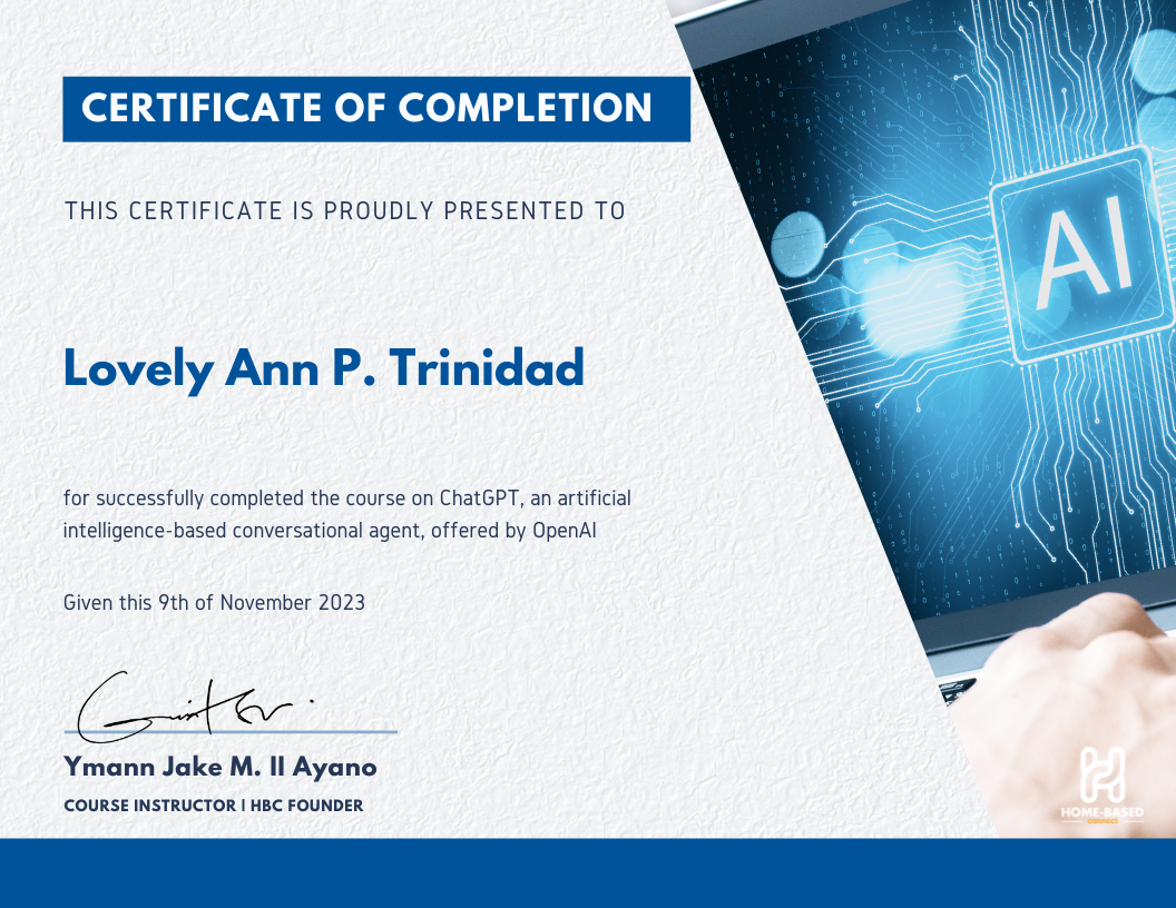 ChatGPT Certificate