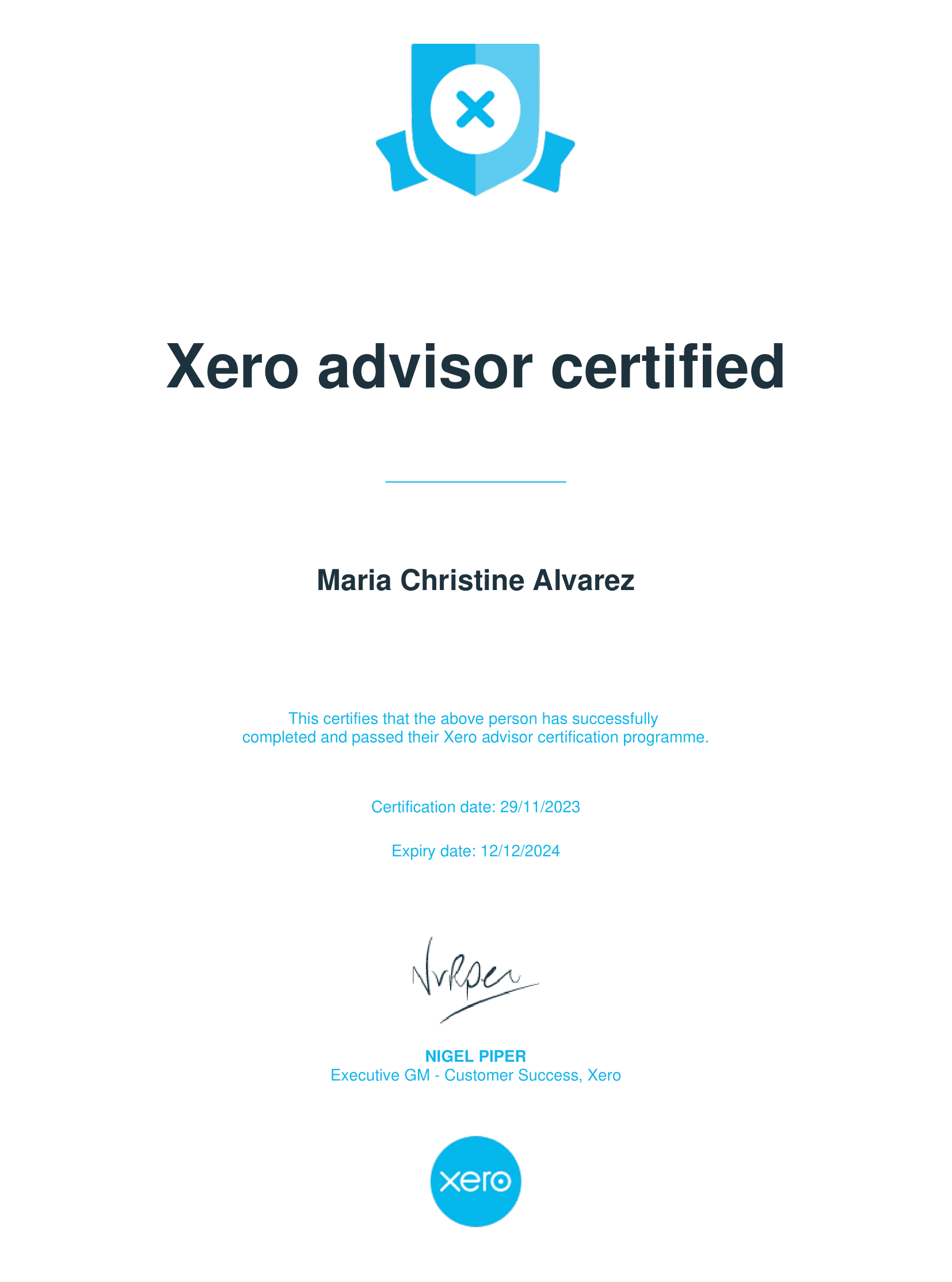 Xero Advisor