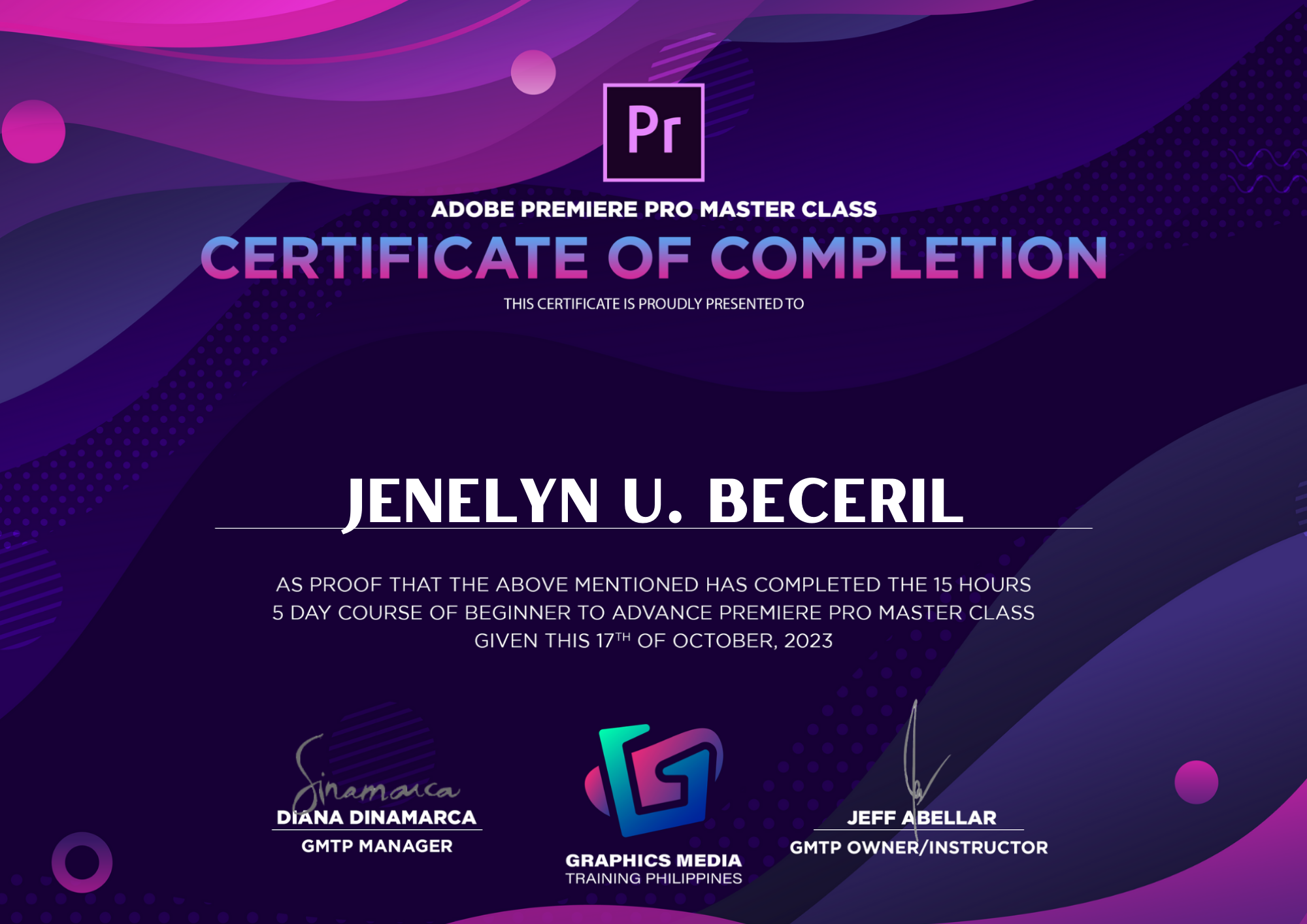 Video Editing Certificate