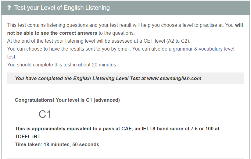 English Test