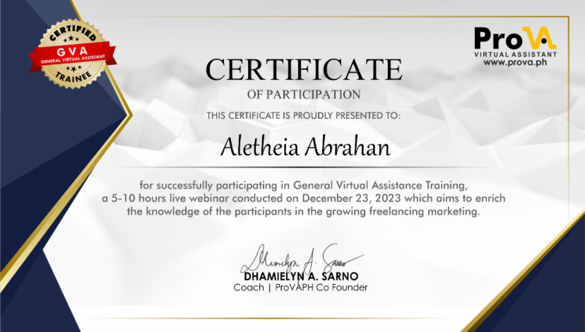 General Virtual Assistant