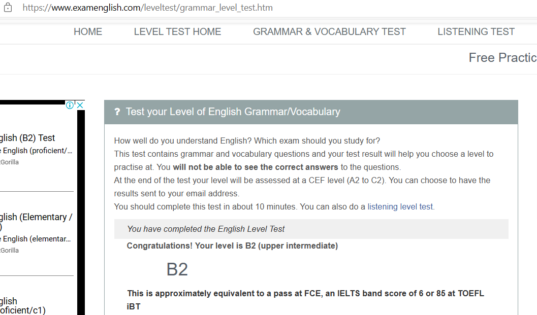 English Test