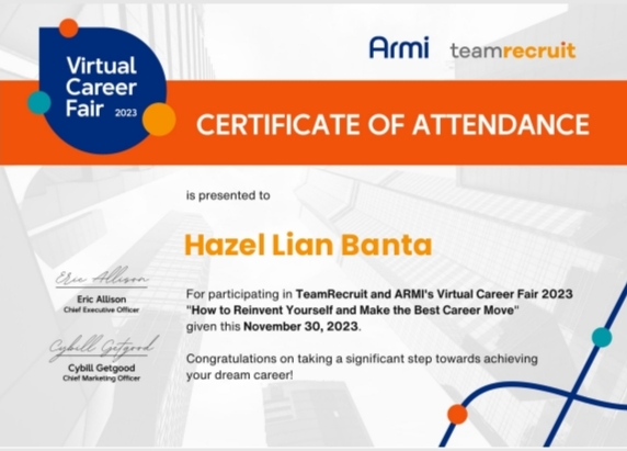 Armi Team Recruit Virtual Career Fair 2023