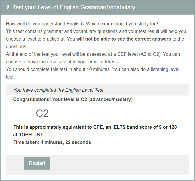 English Proficiency