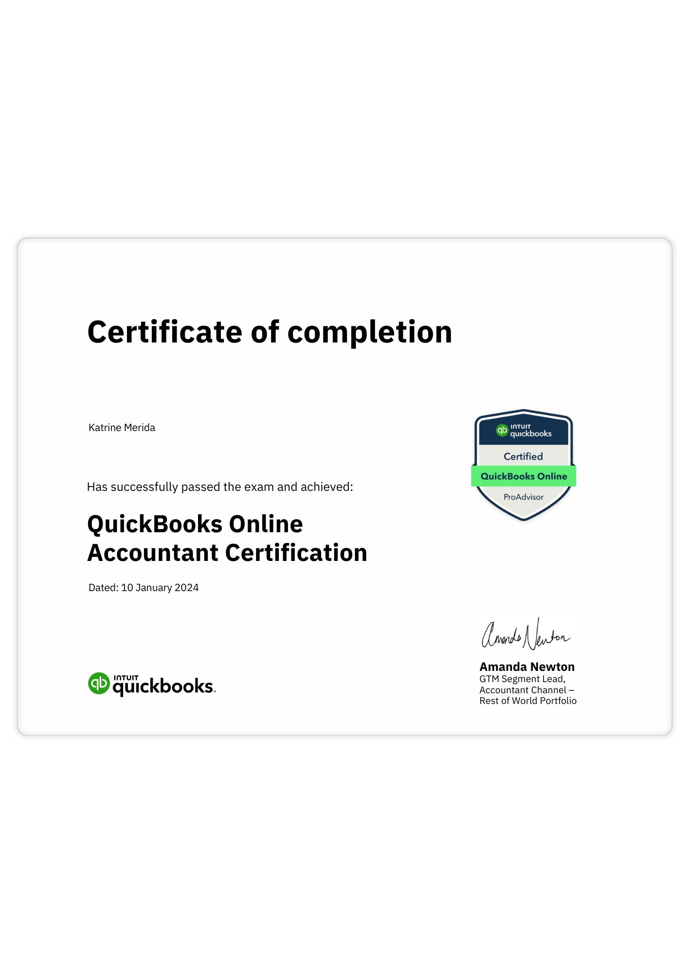 Quickbooks Online