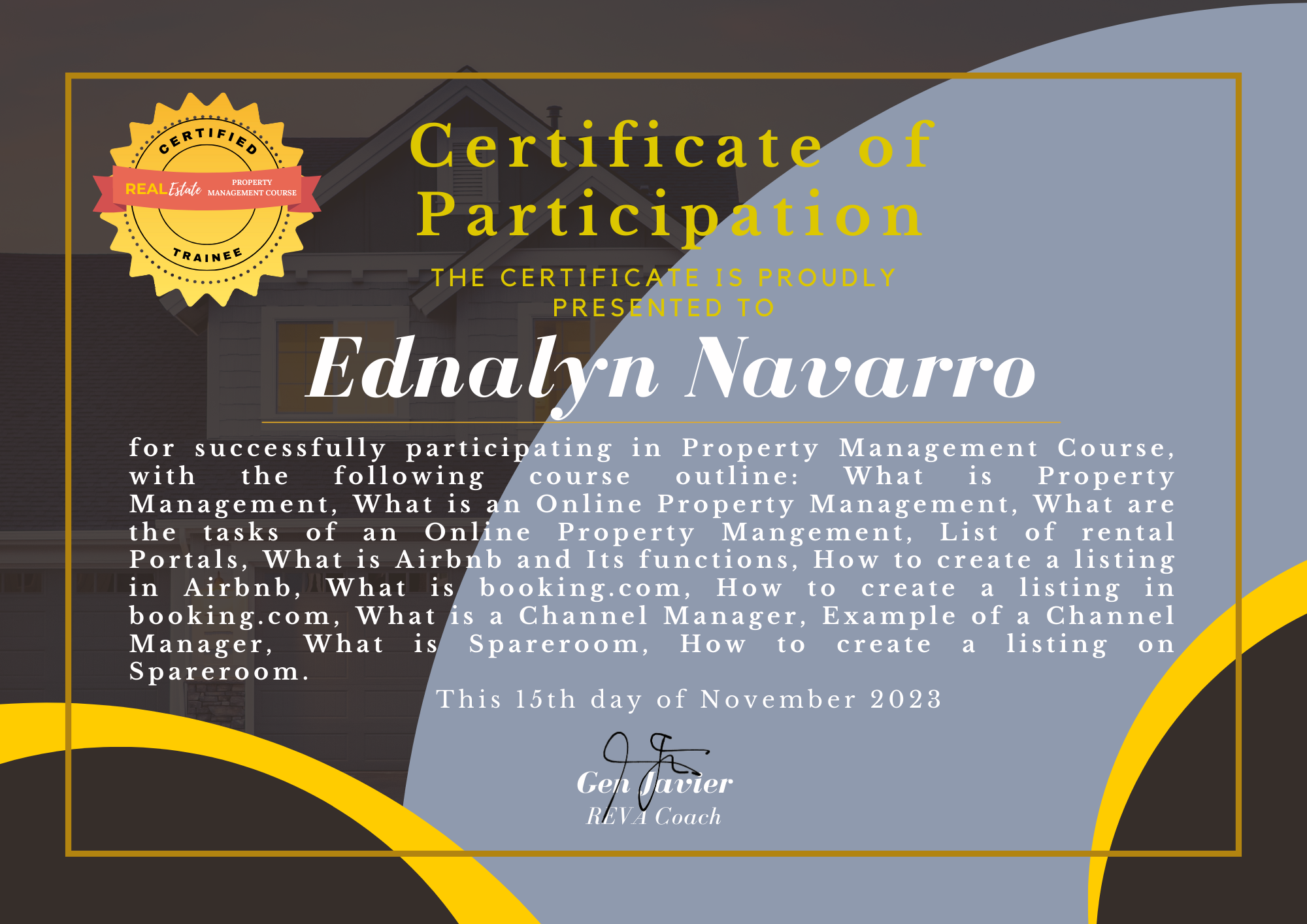 Property Management Course