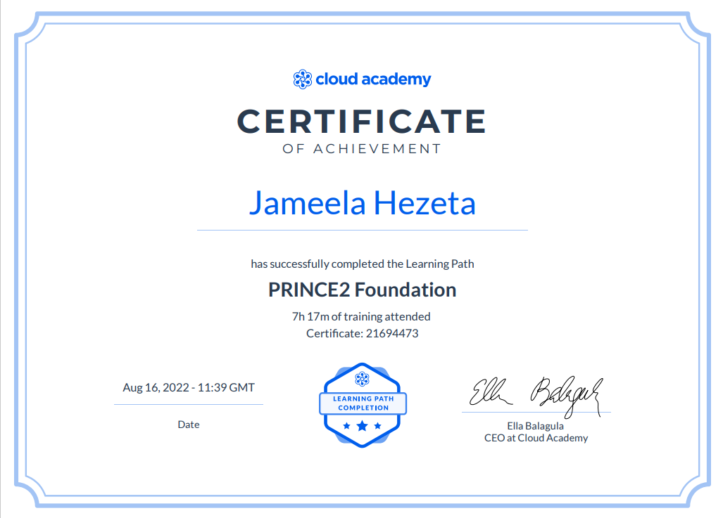 Prince2 Foundation