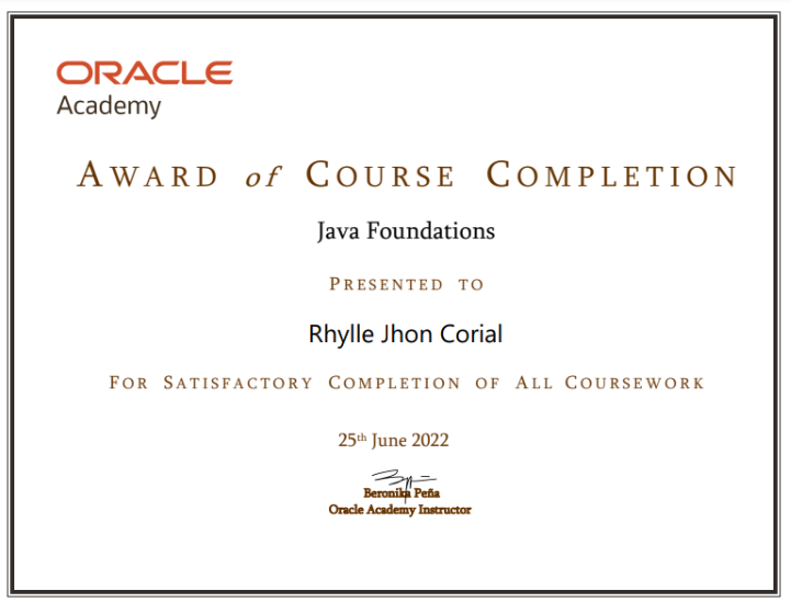 Java Foundations