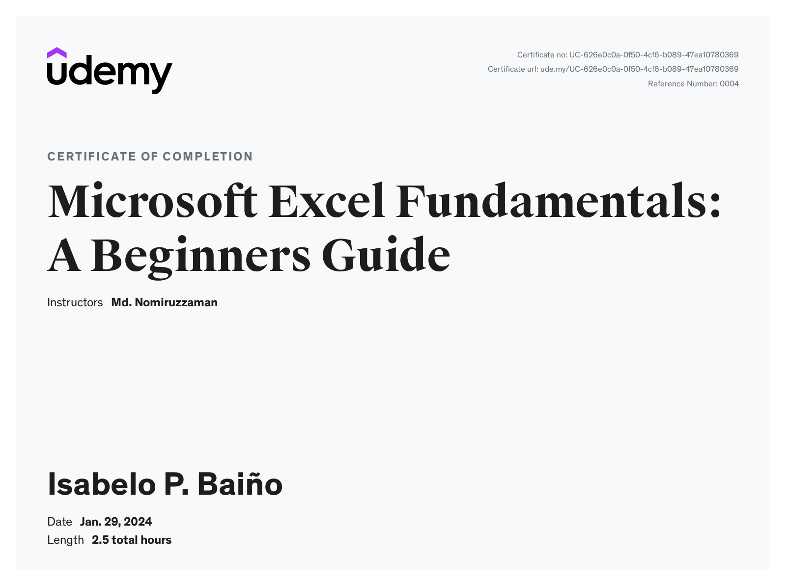 Microsoft Excel Fundamentals