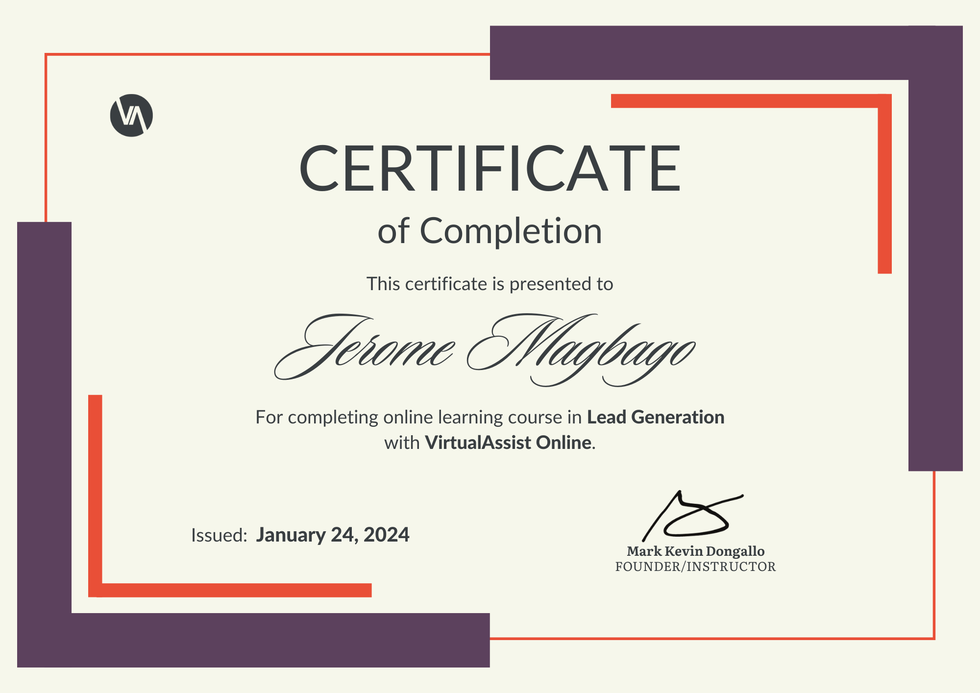 Lead Generation Training