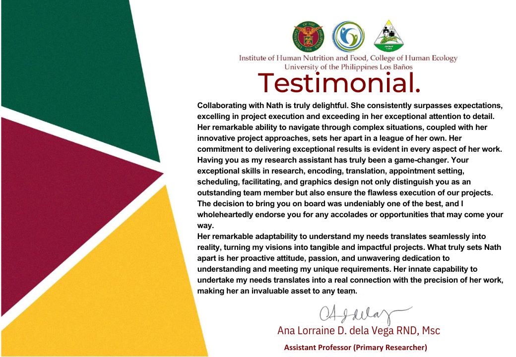 Clients Testimonial