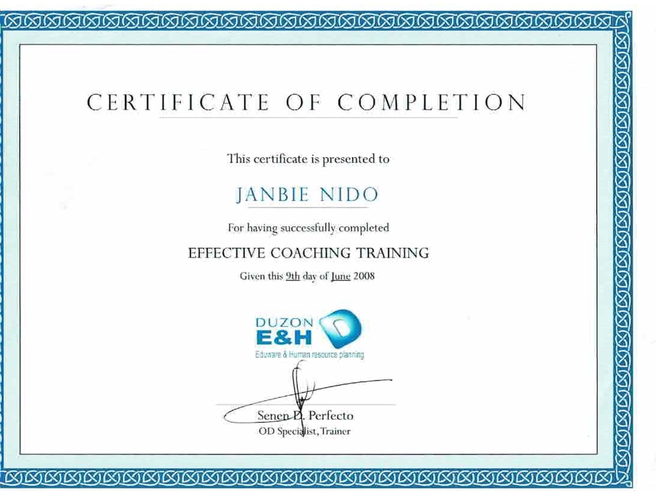 Effective Coaching