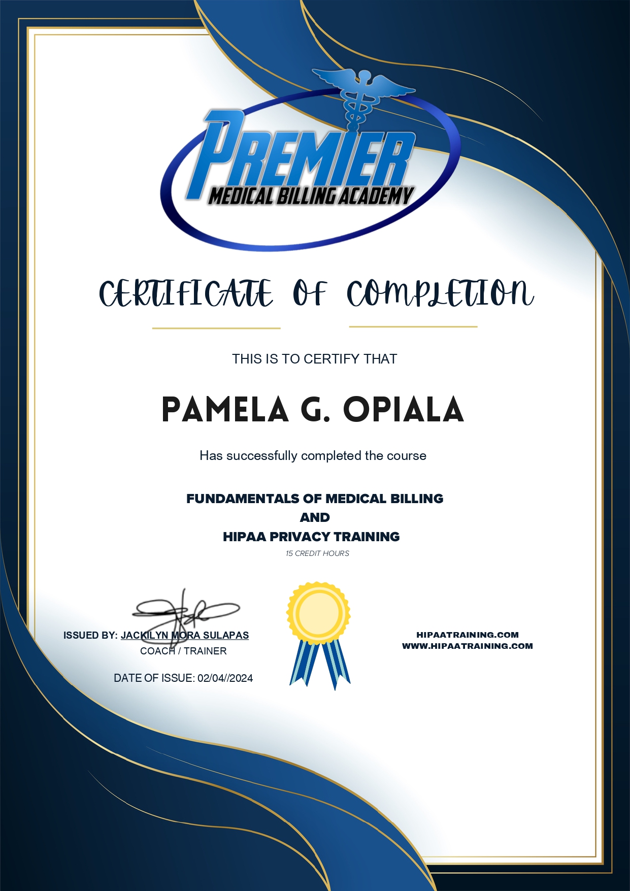 PREMIER MEDICAL BILLING ACADEMY