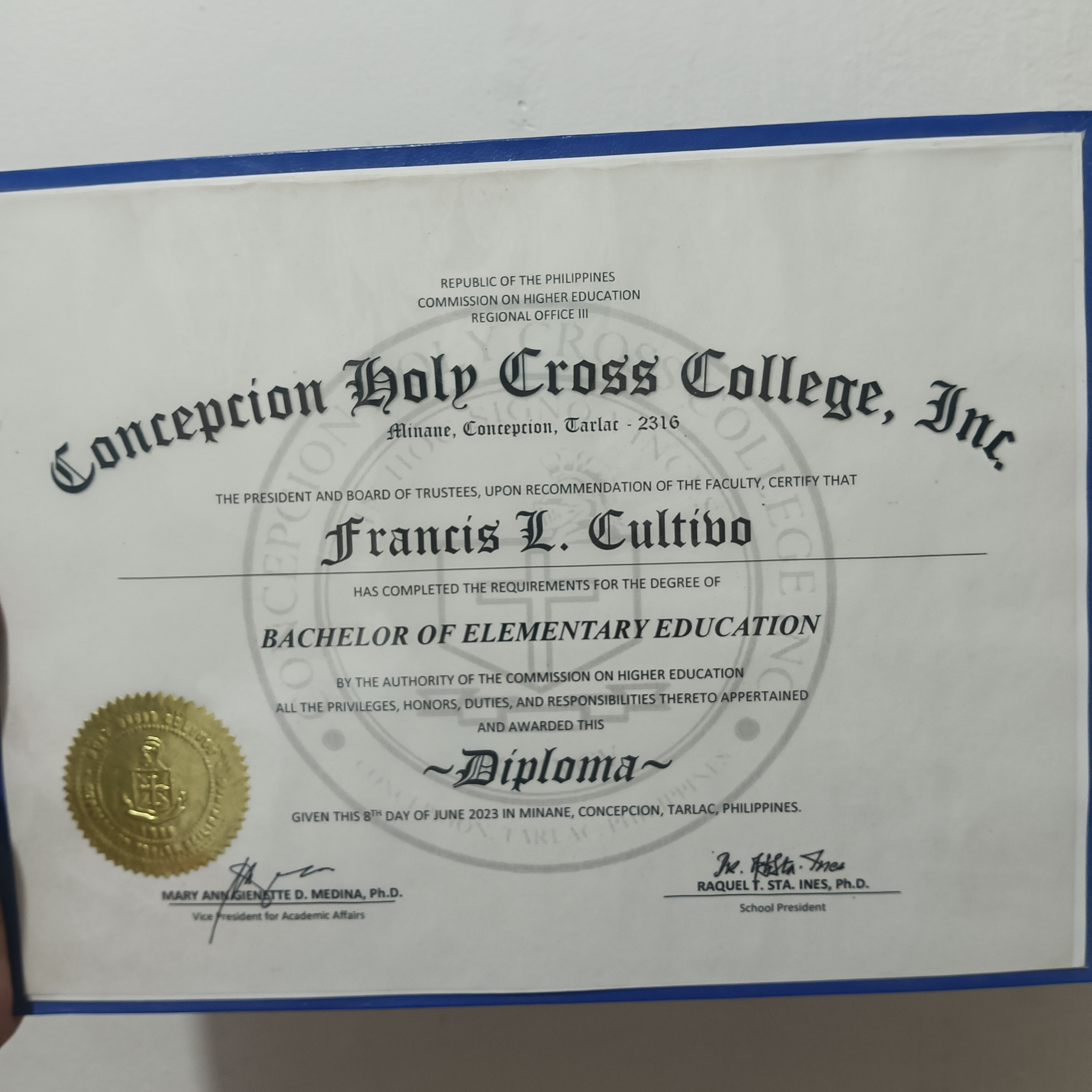 College Diploma