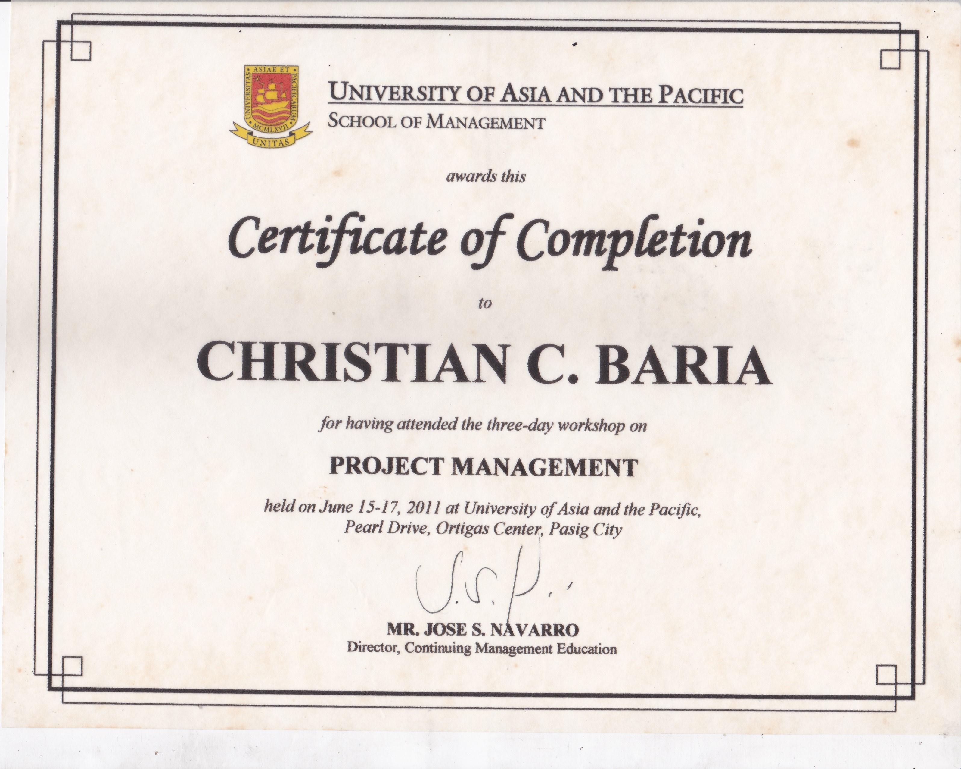 C6_Project Management Cert