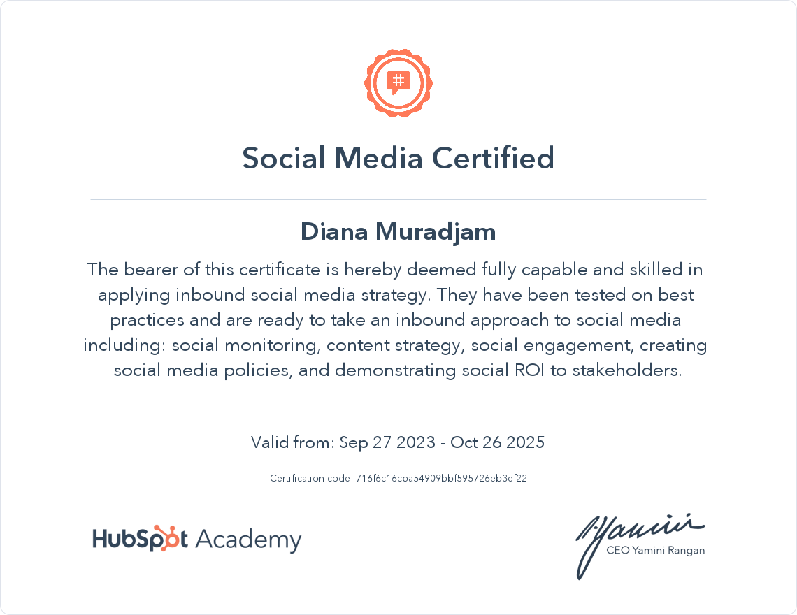 Social Media Certified