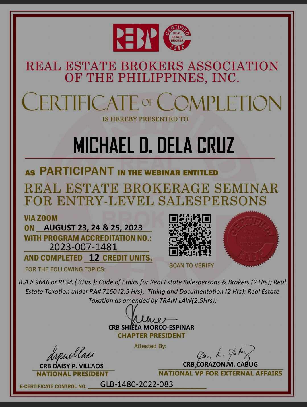 Real Estate Seminar