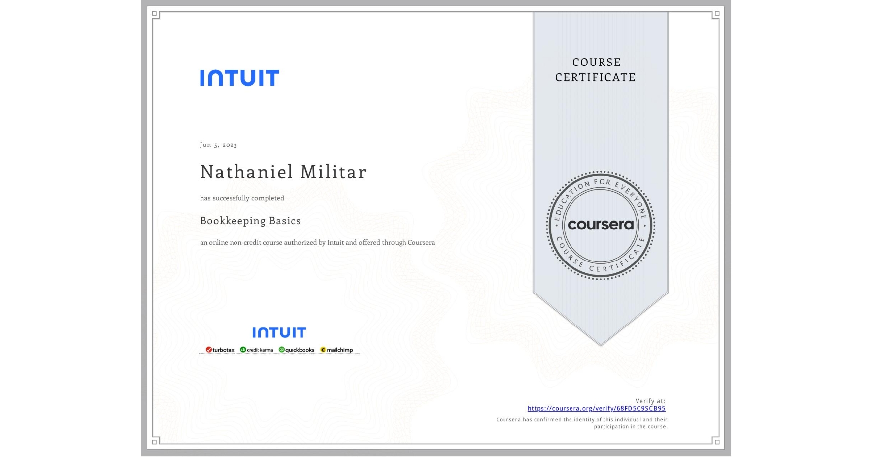 Bookkeeping by Intuit