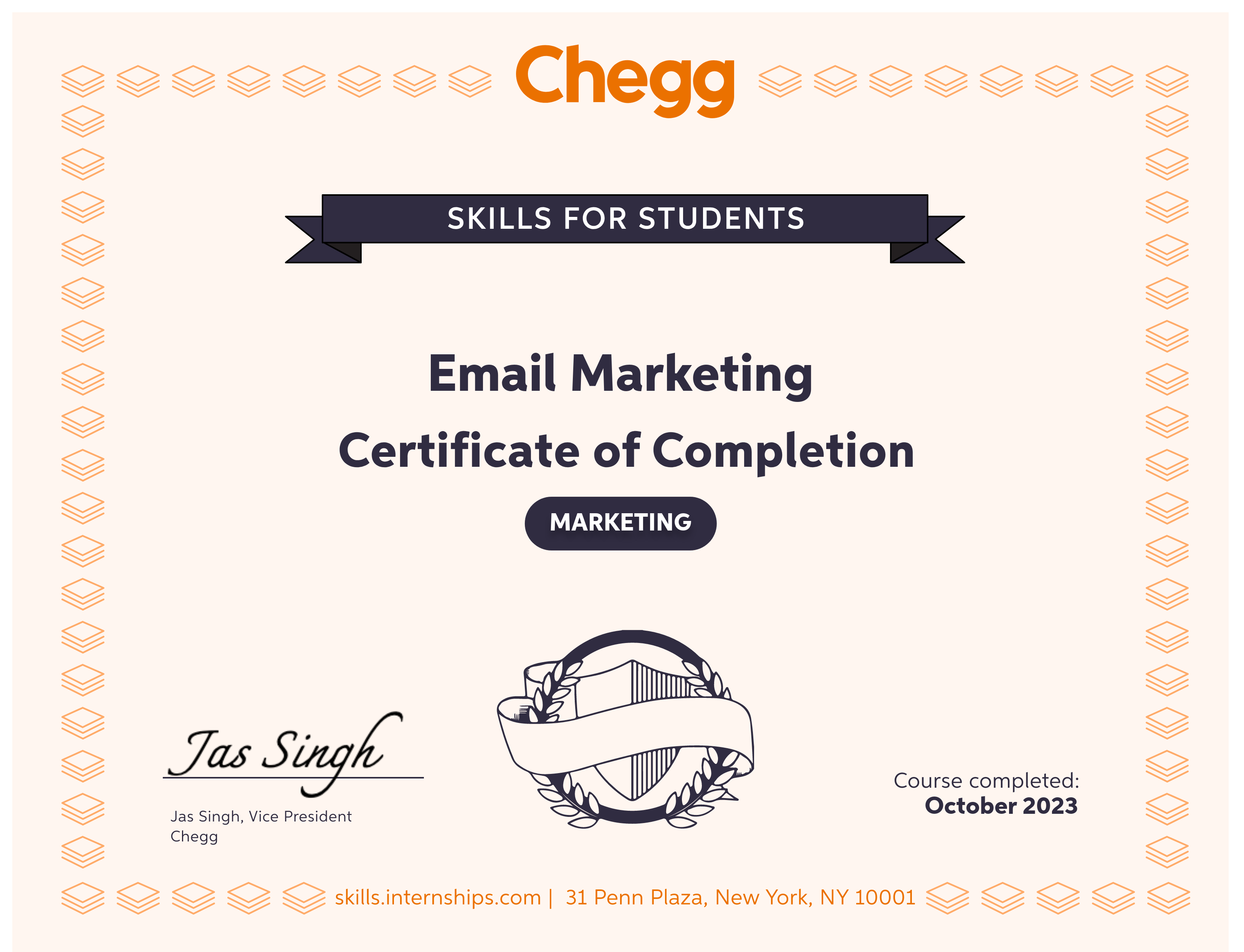 Email Marketing (Chegg)