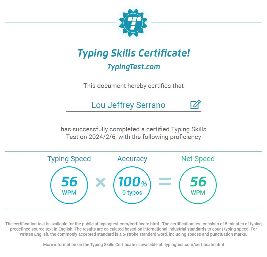 Typing Test