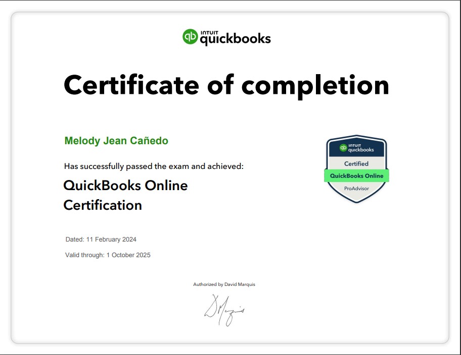 Quickbooks Proadvisor